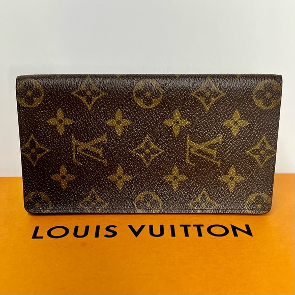 Authentic Louis Vuitton check,cash,card monogram canvas wallet Unisex - Picture 1 of 10
